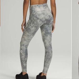 lululemon athletica Gray Tie-Dye Leggings